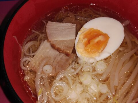 そうめんのラーメン風(減塩)